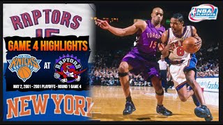 2001 Playoffs - New York Knicks at Toronto Raptors - Round 1 Game 4 - Highlights