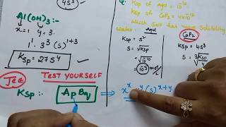 2 JEE Questions | Test yourself solution to tricks to solve Solubility Product and Solubility