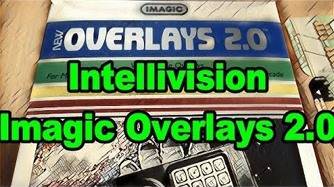 Intellivision Imagic Overlays 2.0