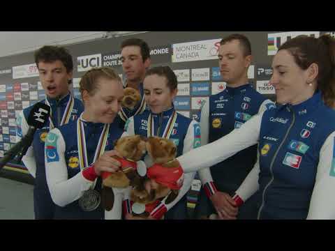 La réaction de l'équipe de France après le Mixed Relay World Championships Montréal 2026
