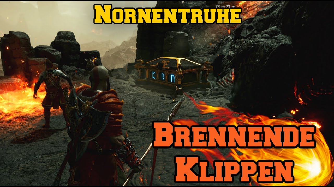 God Of War Ragnarok ödland Nornentruhe God Of War Ragnarok - Nornentruhe Brennende Klippen / Norn Chest