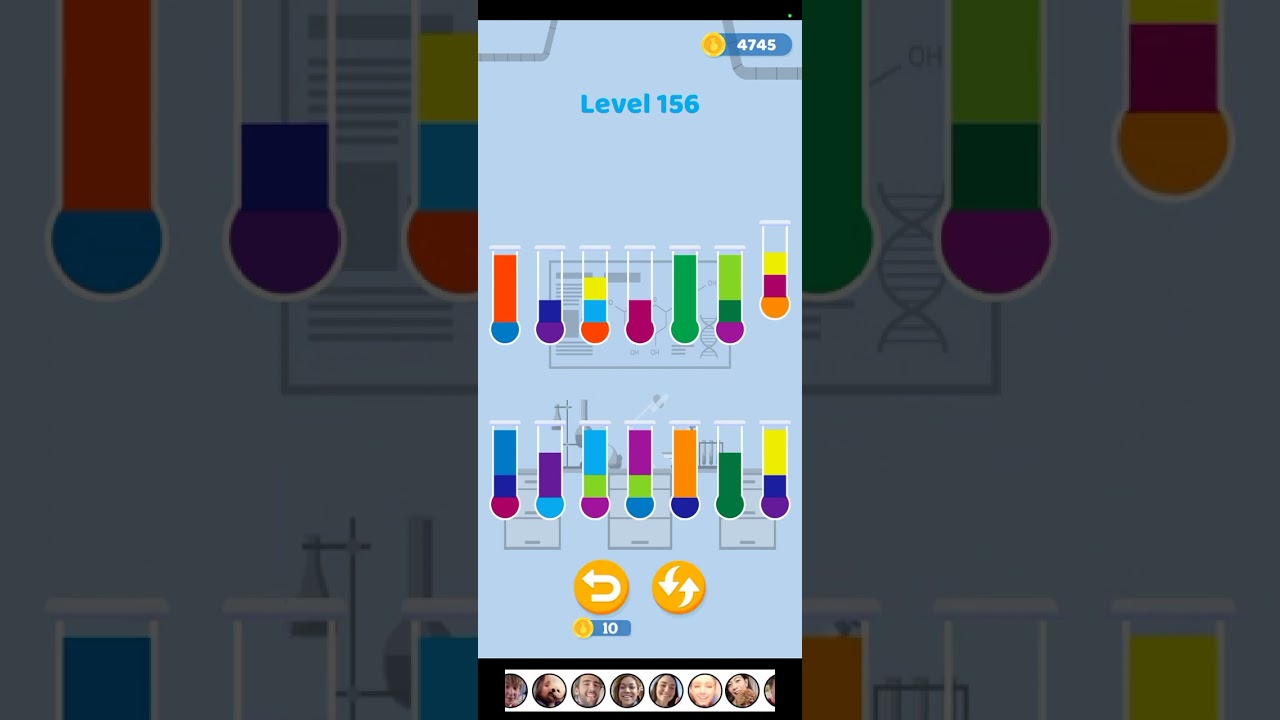 Lab liquid sorting normal level 156