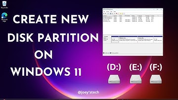 How to create partition on Windows 11 |  Create New Drive (2025)