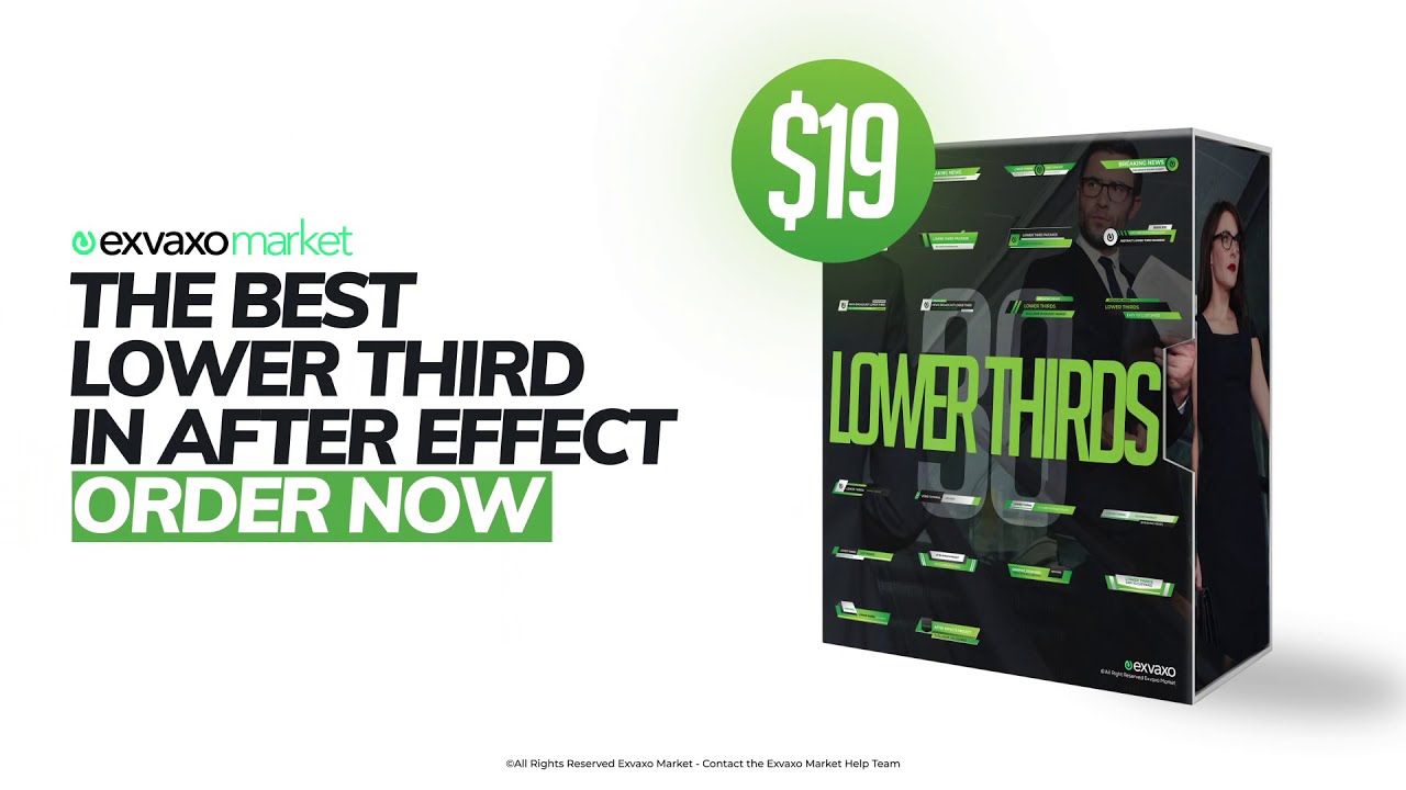 After Effects Template: Elegant Lower Thirds Pack