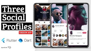 Social User Profiles App - Flutter UI - Speed Code