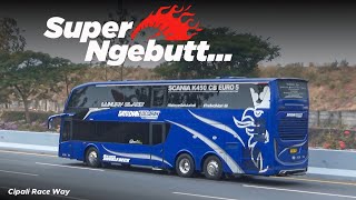 Kecepatan Tinggi !!! Para Pelari Transjawa Melintas di Tol Cipali