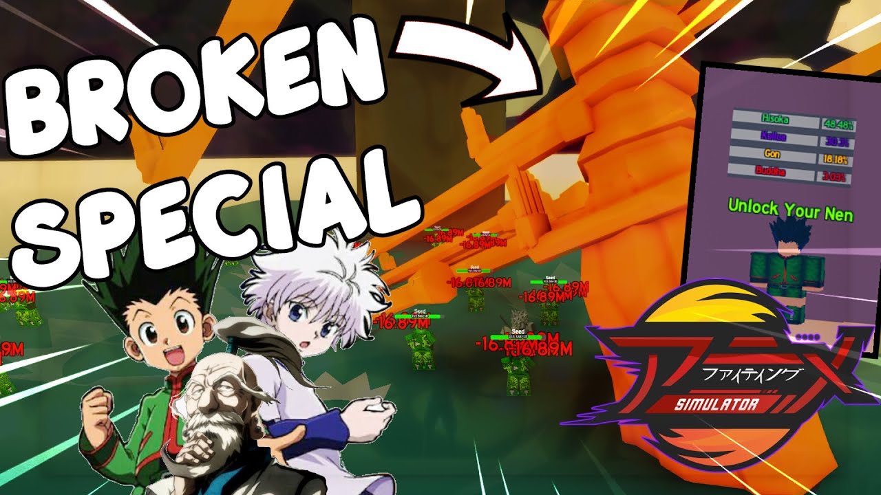 OP BROKEN SPECIAL + ALL NEN SHOWCASE IN ANIME FIGHTING SIMULATOR - YouTube