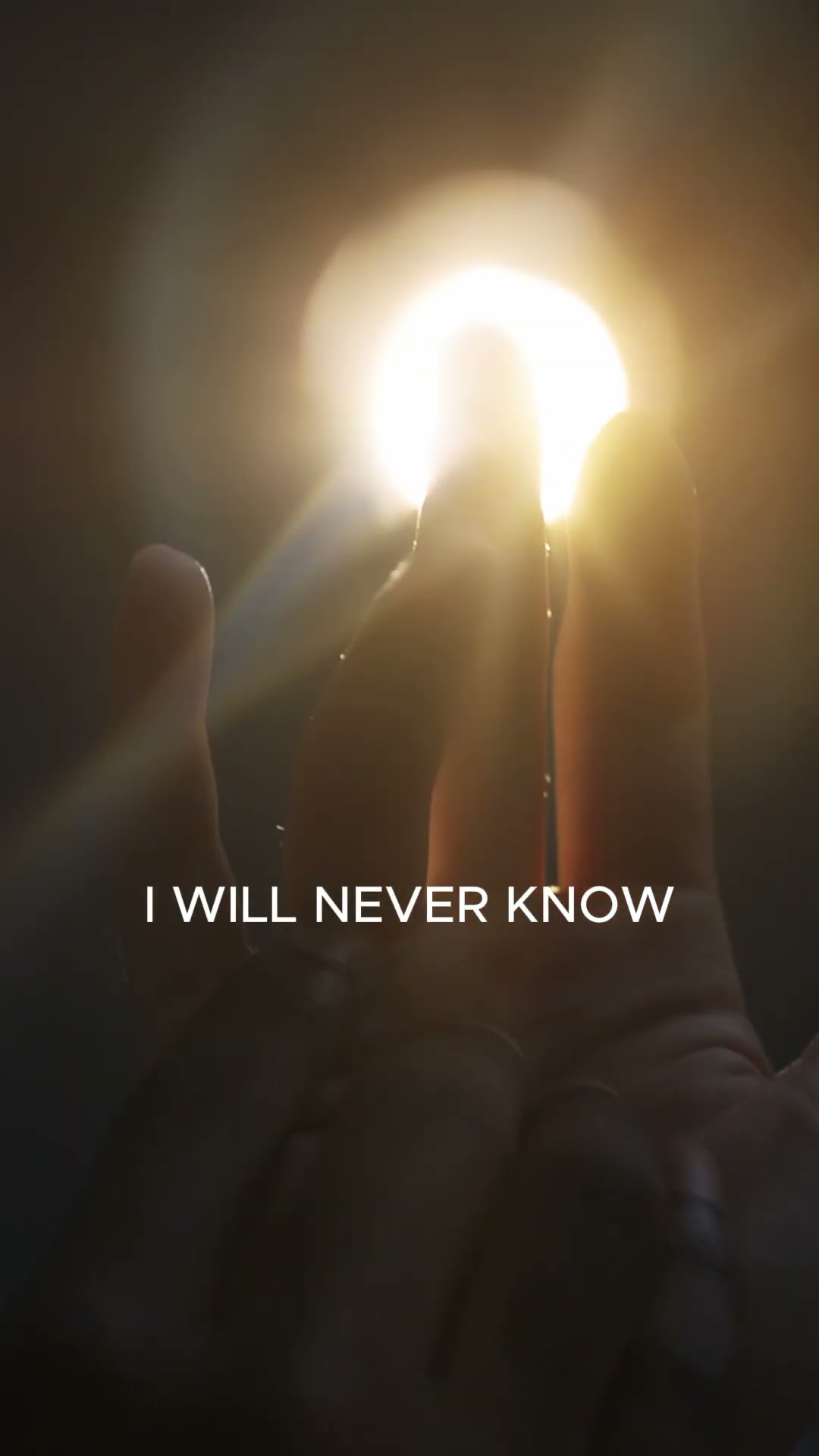 what about my love? my love... i will never know!