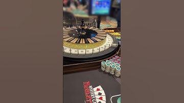 This is the craziest roulette wheel I’ve ever seen! #casino #gamble #gambling #lasvegas #roulette