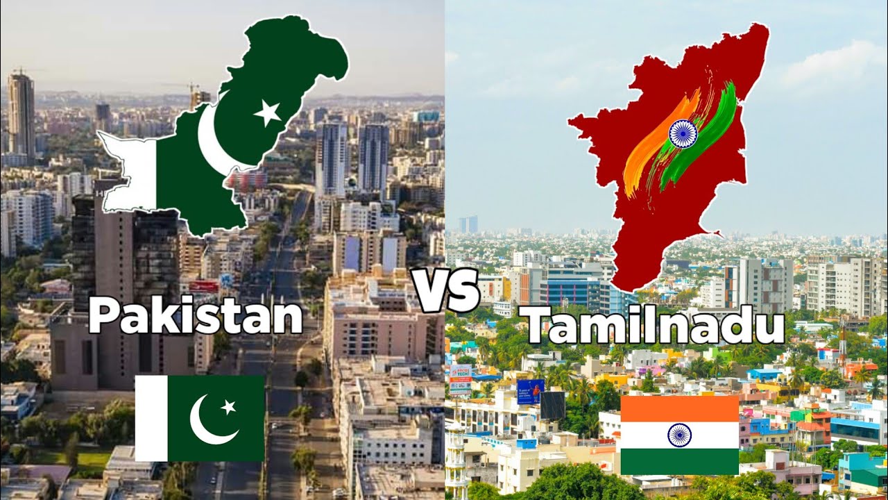 Tamil nadu VS Pakistan | State vs Country Comparison 2025 🔥