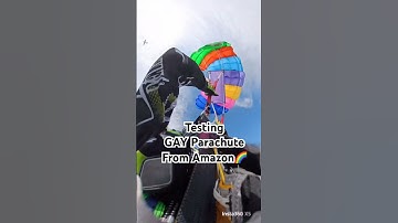 Testing GAY parachute From Amazon @insta360  #insta360 #insta360x5 #insta360awards