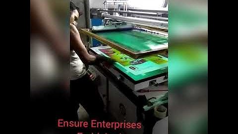 Combo Jet Flat Screen Printing Machine
