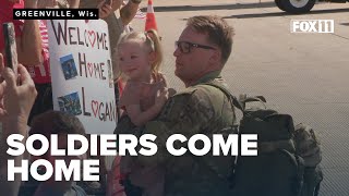 200+ Wisconsin National Guard soldiers welcomed home from Middle East deployment