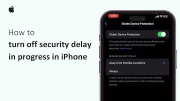 How To Turn Off Security Delay In Progress In iPhone 2025 | Disable iPhone Security Delay