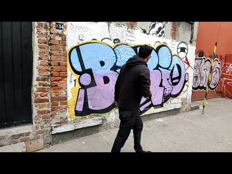 "Es graffiti por pasión y no por moda”: Bario y sus pintas llenas de color | VIDEO