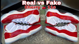 Jordan 11 Cherry 🍒 REAl vs FAKE - Legit Check Your Shoe