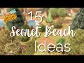 15 Ideas for Your Secret Beach // Animal Crossing: New Horizons