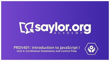 Conditional Statements and Control Flow: JavaScript Course Study Session #4