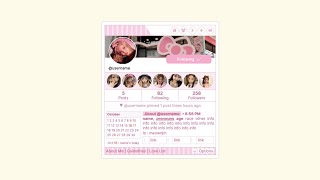 cute interactive carrd tutorial - cr meownjm