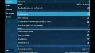 This video shows the ppsspp emulator 1.0 settings i used on my nexus 7
(2013 / 2nd gen) tablet to play psp roms. download emulator:
http://www.freeemula...