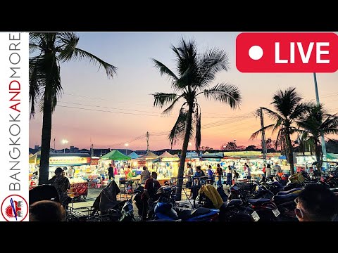 🔴 LIVE from CHONBURI | Nighttime Street Food and more...