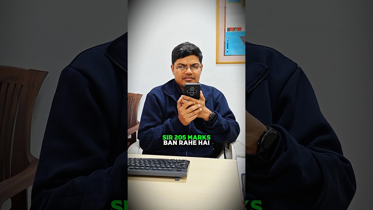 205 Marks in JEE Mains 2026 January 🔥💪🏻| JEE Mains Result 2026 