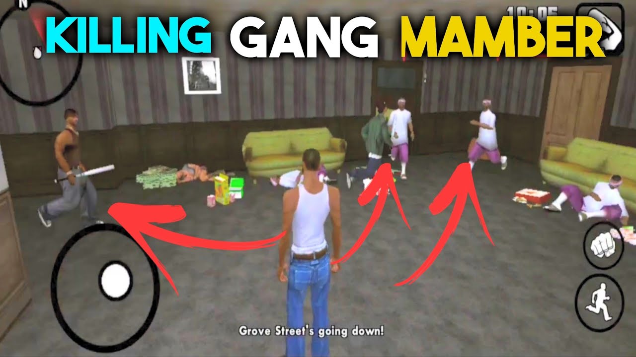Killing 💪gang mamber without any fear 😁 [ GTA SAN ANDREAS  ]