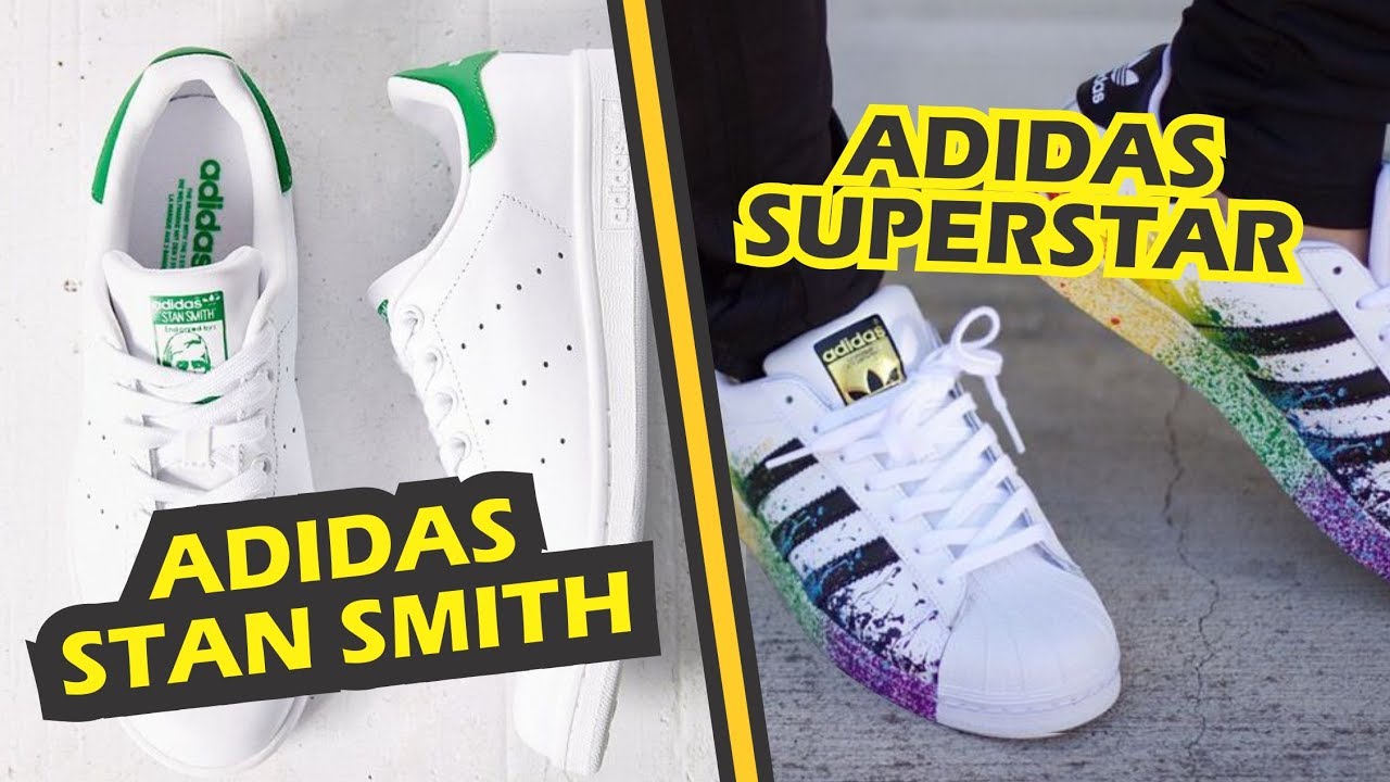 Adidas SUPERSTAR X Adidas STAN SMITH - YouTube