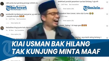TAK KUNJUNG MUNCUL! K.H Usman Ali Diburu Warganet, Imbas Tertawa Ngakak saat Gus Miftah Hina Sunhaji