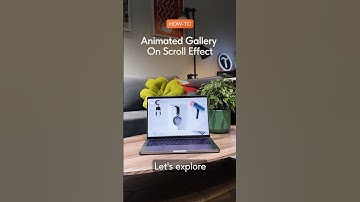 Sleek animated gallery on scroll effect #webdesign