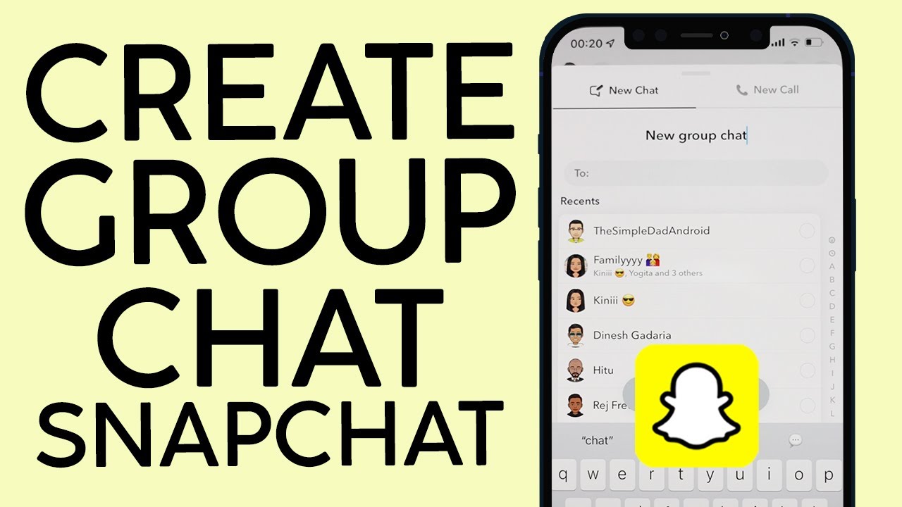 How To Create A Group Chat On Snapchat 2022 Youtube