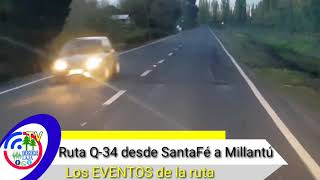#EmerLaja El estado de laRuta Q-34 entre Santa fe y millantu