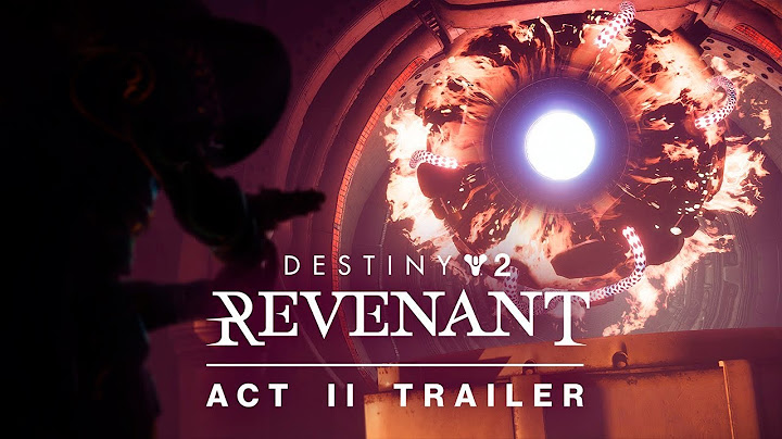 Destiny 2 Revenant   Act II Trailer  PS5, PS4 and PC Games