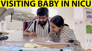 Visiting Our Baby In NICU 🥰 #vivekjadoo #deepikavivek