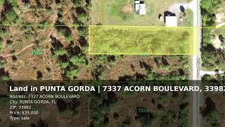 Land In Punta Gorda 7337 Acorn Boulevard, 33982 Zkawa