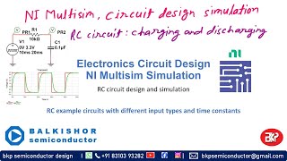 008: RC circuit design and simulation in Multisim