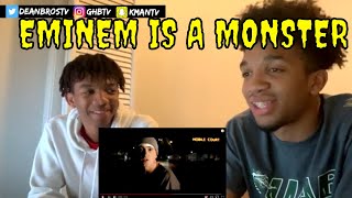 He Can Rap Off Any Beat Eminem  The Monster Ft Rihanna  Reaction
