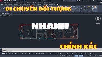 Autocad cơ bản - Lệnh di chuyển đối tượng (Move)