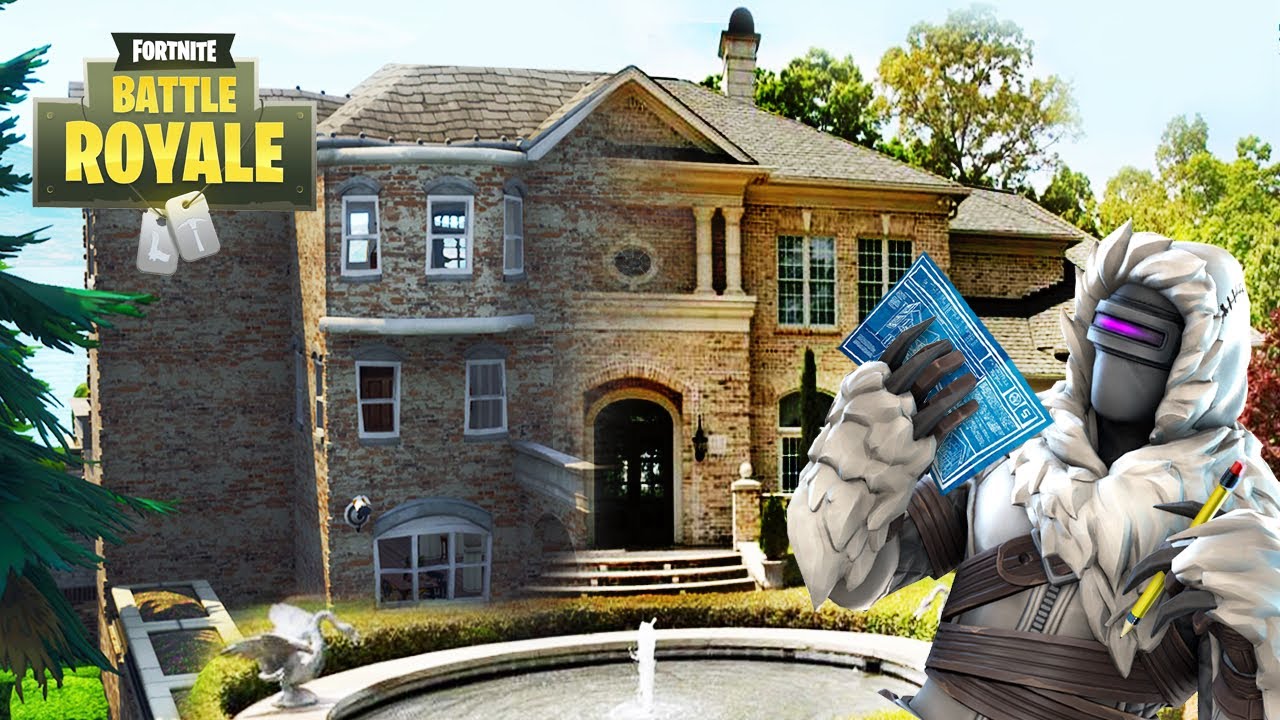 CREO MI CASA (VIDA REAL) EN FORTNITE ! CREACIONES MODO CREATIVO! - ElChurches