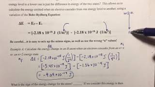 Ch3 Video 7 -- Energy Change of an Electron Relaxation (22m30s)