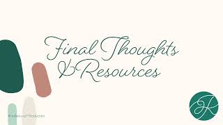 What Do We Value and How Do We Measure It? - Final Thoughts and Resources