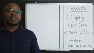 [ALGEBRA] | Simplify | Solve | Factorise problems