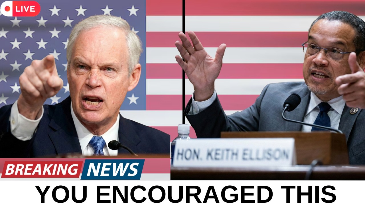 Ron Johnson ERUPTS: ‘You Encouraged It!’ — Blames Keith Ellison After ICE Violence Turns Deadly