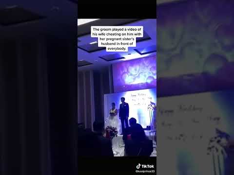 Viral TikTok Hombre expone a novia infiel en plena boda