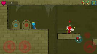 Levels 1 to 10 - Red and Blue Stickman: Animation Parkour [Android Game] screenshot 5