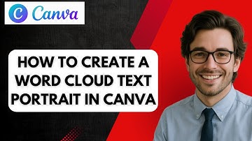 How To Create a Word Cloud Text Portrait in Canva (full guide)