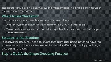 Resolving the Cannot batch tensors with different shapes Error in TensorFlow