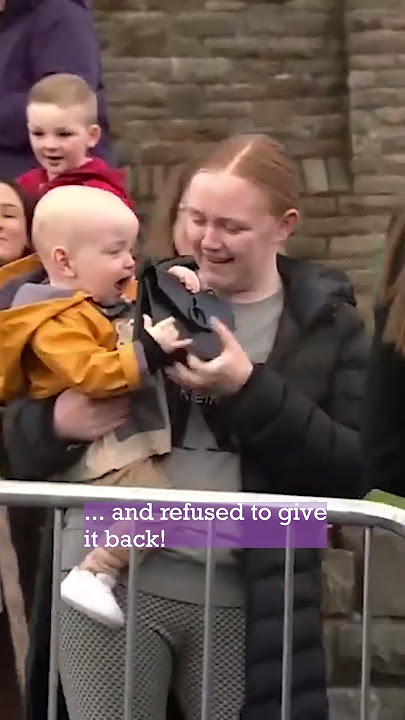 Video captures moment Kate Middleton lets baby play with her $845 handbag