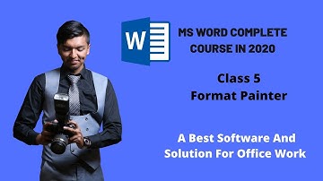 Format Painter in MS Word | Class 5 | Complete Course | AR Mentor