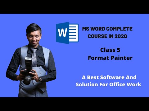 Format Painter in MS Word | Class 5 | Complete Course | AR Mentor